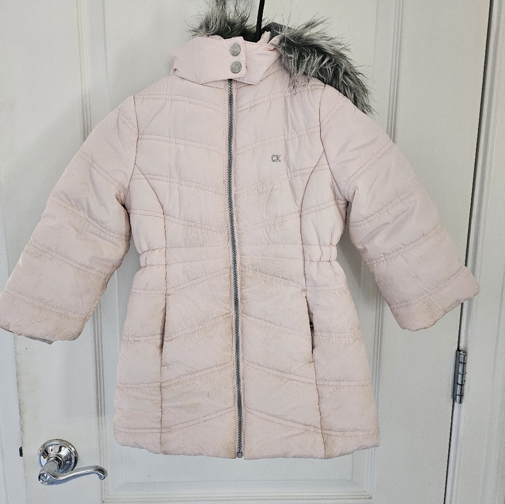 Calvin Klein 4T Pink Puffer Jacket